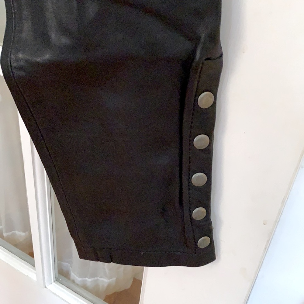 Genuine Leather SCOTCH & SODA Jolie Vagabonde Leather Pants - Small/1 - Like New - Picture 4 of 11